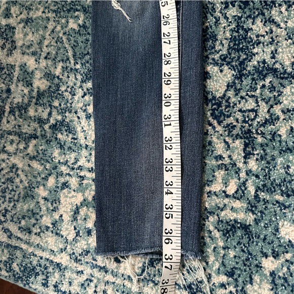 Garage | Denim Ultra High Rise Floral Embroidered Skinny Jeans - Picture 10 of 14